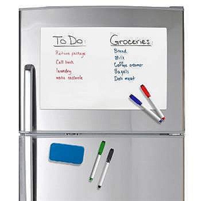 Flexible Magnetic Labels with Drywipe Surface A3 Single