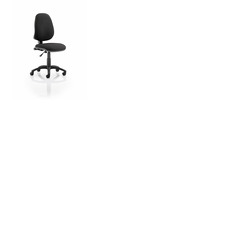 Eclipse 1 Lever Task Operator Chair Black fabric