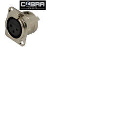 XLR Panel Socket Female 3 Pin