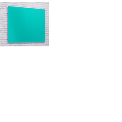 Wall Mounted Glass Board 1200 x 1200mm Turquoise