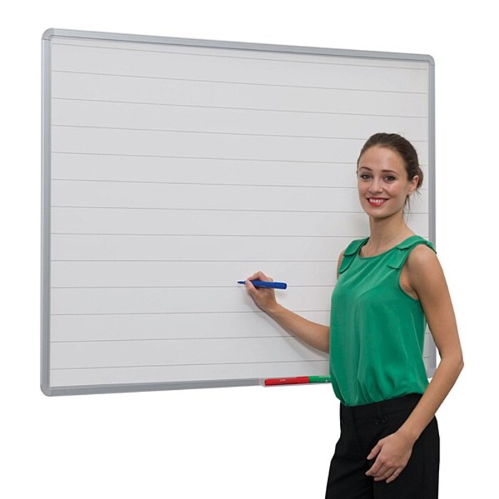 Non Magnetic Lined Whiteboard 1200 x 1200mm