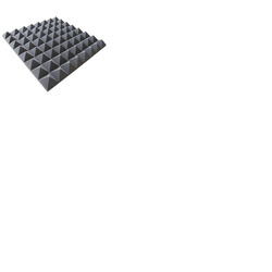 Foam Acoustic Tile Grey Pyramid Style