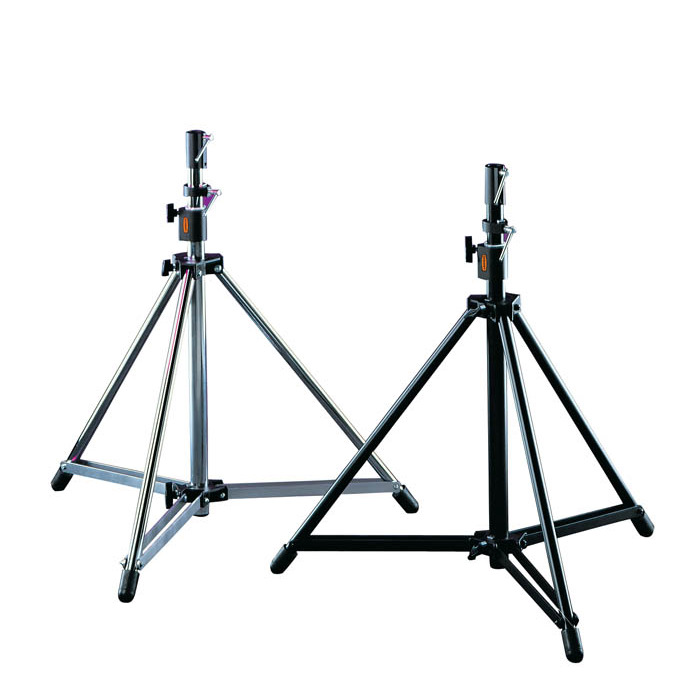 Telescopic Doughty Follow Spot Stand Black