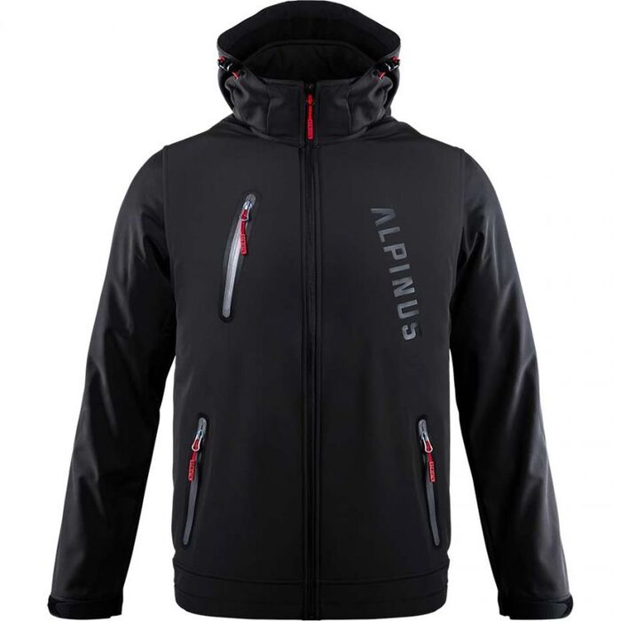 Alpinus Mens Denali Softshell Jacket - Black