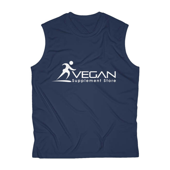 Men's Sleeveless Performance Tee, True Navy / XS
