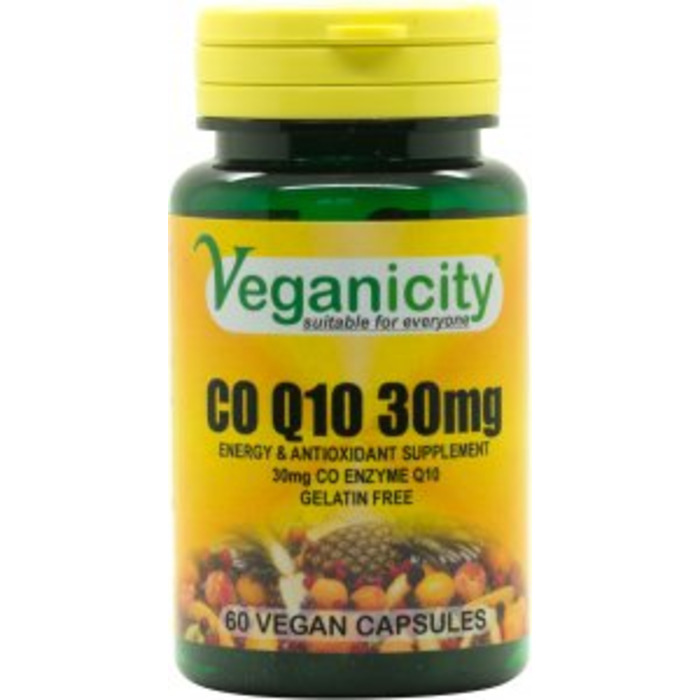 Co Enzyme Q10 30mg Capsules | Vegan Supplement Store | FREE Shipping