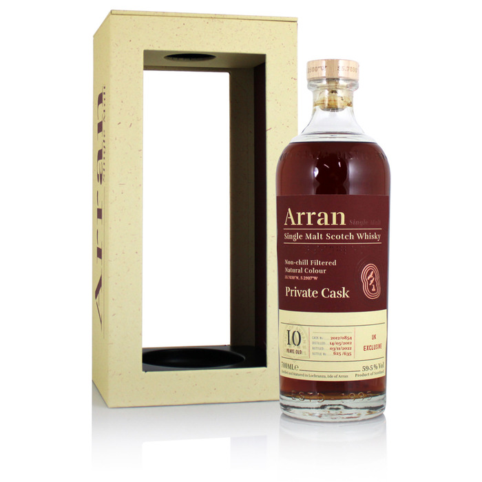 Arran 10 Year Old UK Exclusive Single Cask #2012