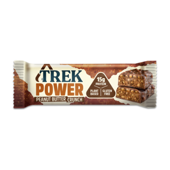 Trek Power Bars (Plant Based Energy Bar), Peanut Butter Crunch