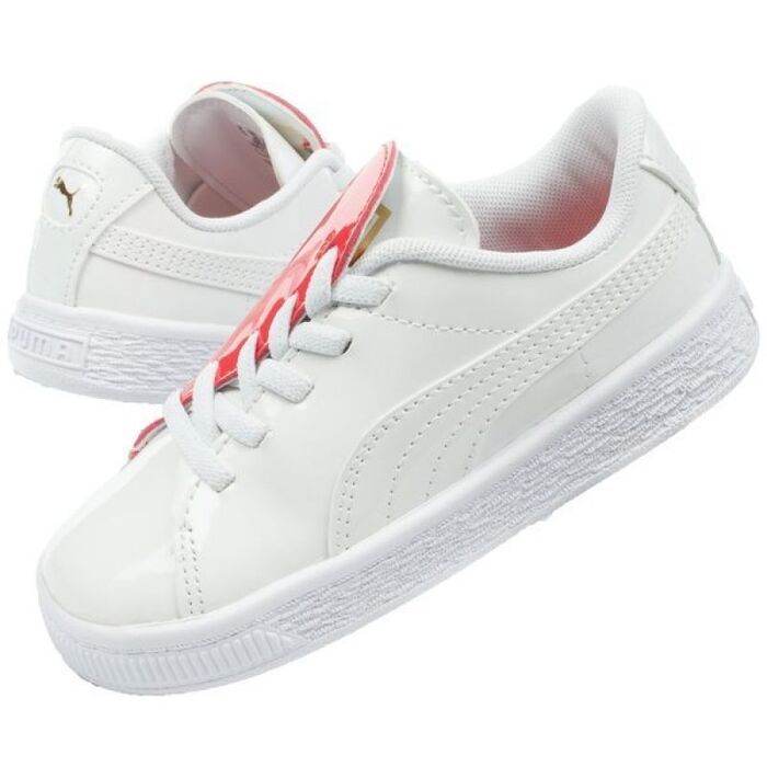Puma Junior Basket Crush Patent Baby Shoes