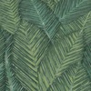 Martinique Leaf Textured Vinyl Wallpaper Green Erismann 10391