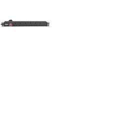 19" 13 amp Power Distribution with Surge Protection