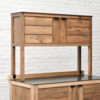 Draco Grills Teak Modular Outdoor Kitchen 2 Door Add