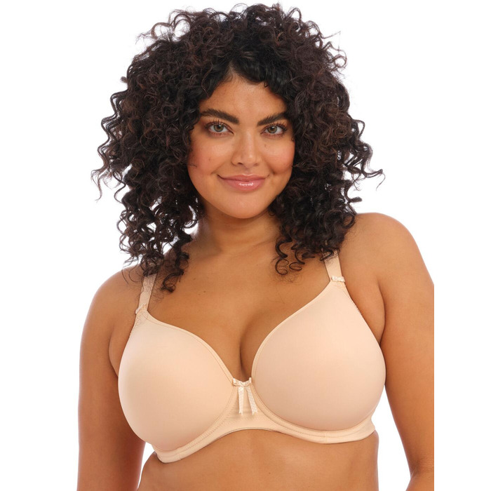 Elomi Bijou Moulded T Shirt Bra - Sand - 36GG