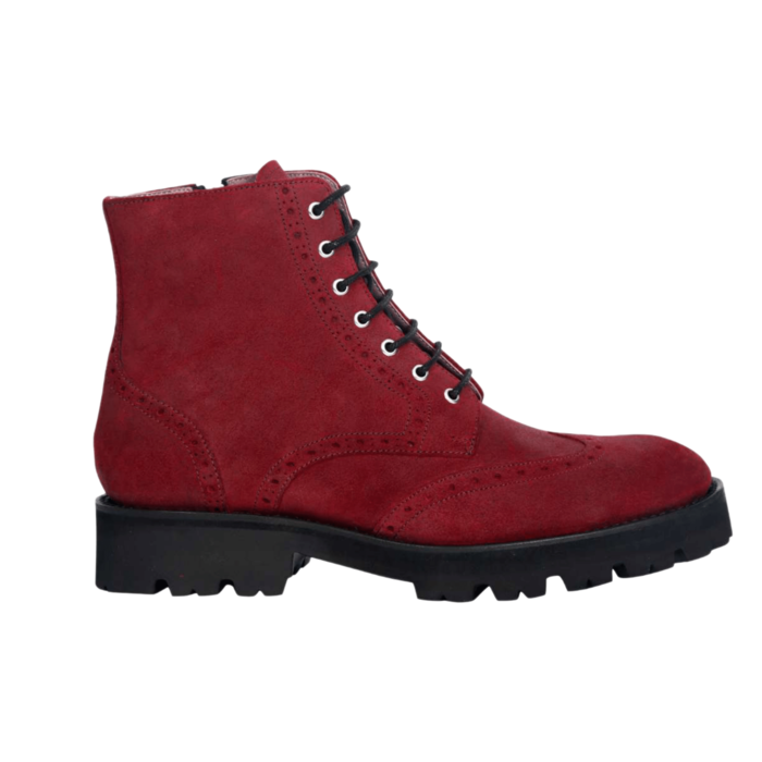 Kelsey - Burgundy Waxy Suede, 7. 5 / D