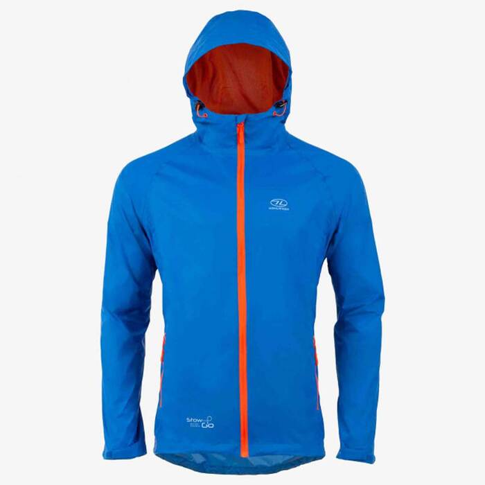 Highlander Stow & Go Men's Waterproof Jacket Blue XS