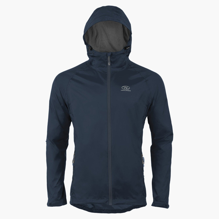 Highlander Stow & Go Men's Waterproof Jacket Navy L
