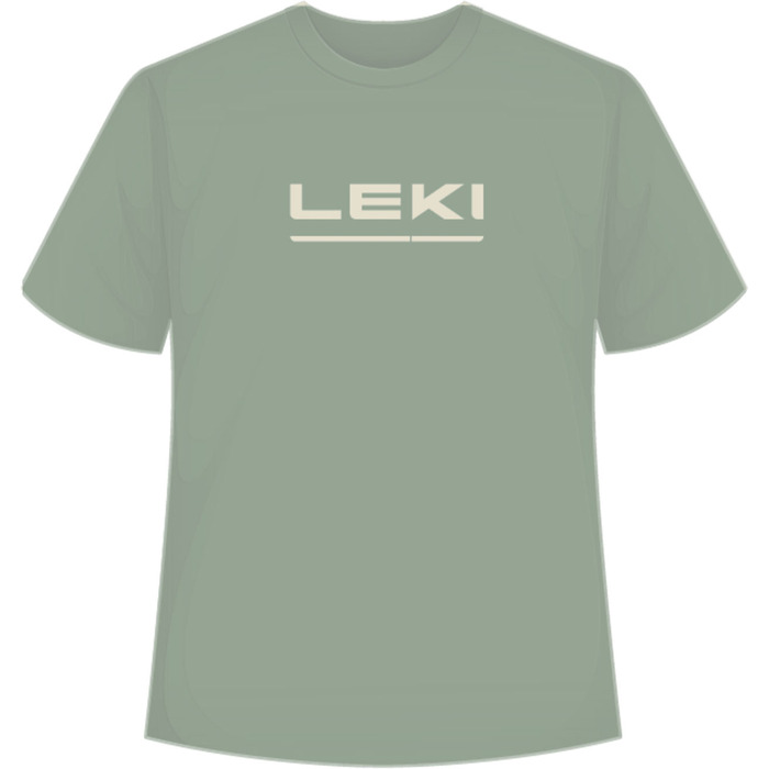 Leki Logo T-Shirt Smoke Green XL