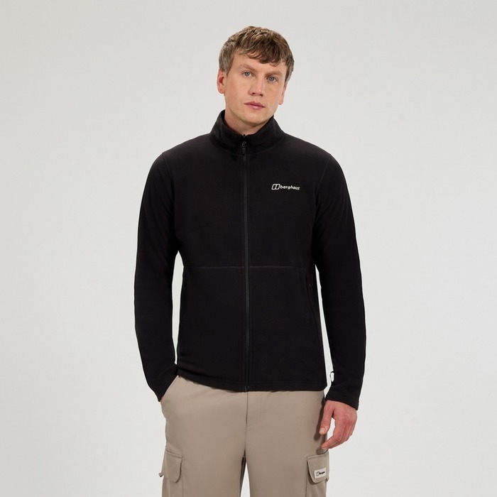 Berghaus Men's Prism Micro Full Zip InterActive Polartec Fleece Black L