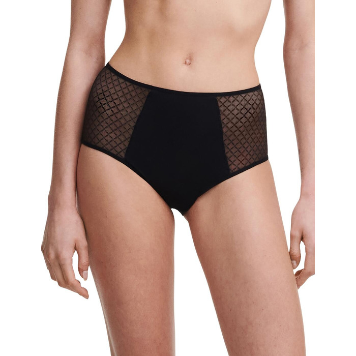 Chantelle Norah Chic Full Brief - Black - XS - 8