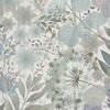 Secret Grove Vinyl Wallpaper Soft Blue