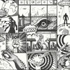 Comic Book Strip Wallpaper Black