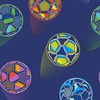 Catherine Lansfield Bright Football Wallpaper Blue