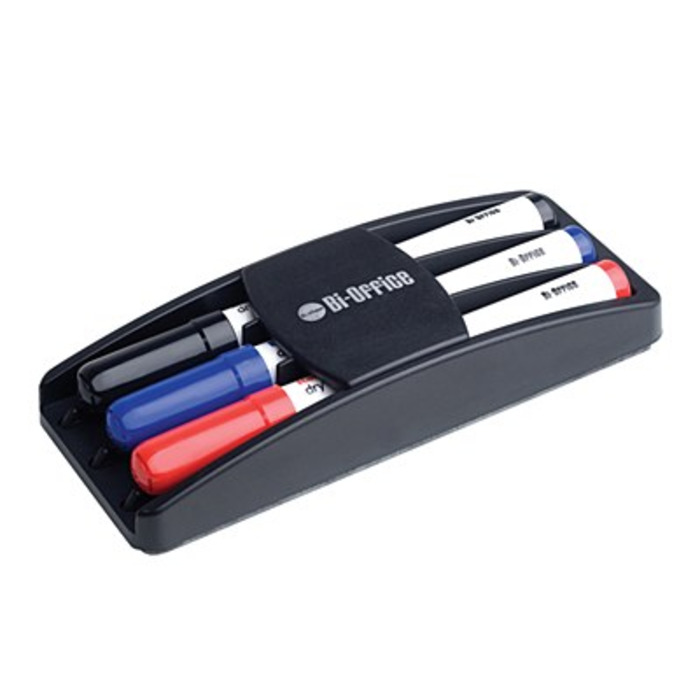 Bi-Office Board Eraser with 3 Pens