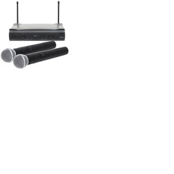 Twin Handheld VHF Radio Microphone System (173. 8Mhz