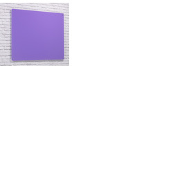 Wall Mounted Glass Board 1200 x 900mm Lilac