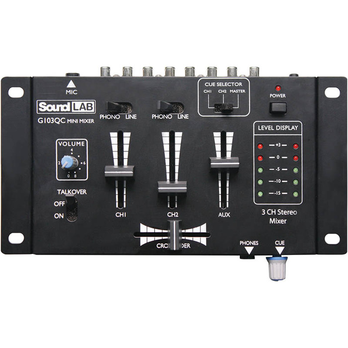 DJ Mixer with Cross