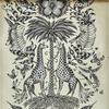 Emma J Shipley Animalia Kruger Wallpaper Monochrome W0102