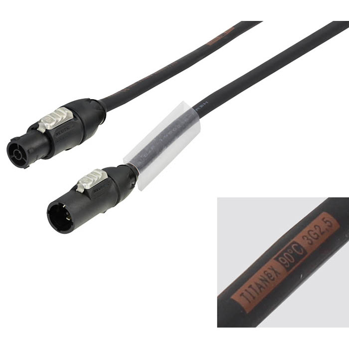 PowerCON TRUE1 Top Cable 2. 5mm - 10m
