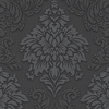 Lizzy London Baroque Damask Wallpaper Charcoal AS Creation 36898