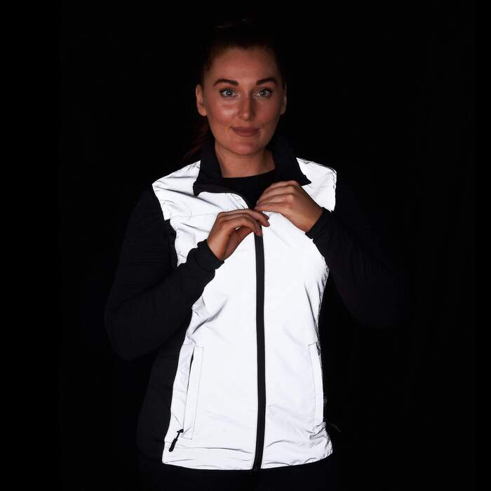BTR Womens Reflective Cycling & Running High Vis Gilet (SECONDS)