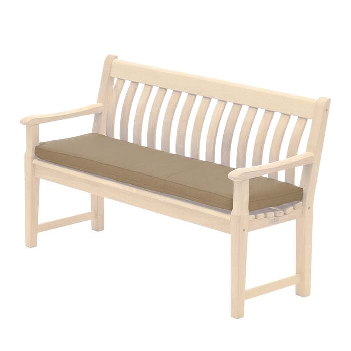 Alexander Rose Olefin 4ft (1. 2m) Bench Cushion - Oatmeal
