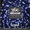 Noma Christmas 120, 240, 360, 480, 720, 1000 Multifunction Lights with Green Cable