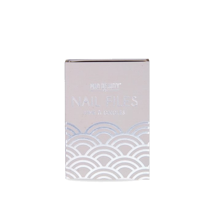 Mad Beauty Splash of Silver - Silver Mini Nail Files Single Pack