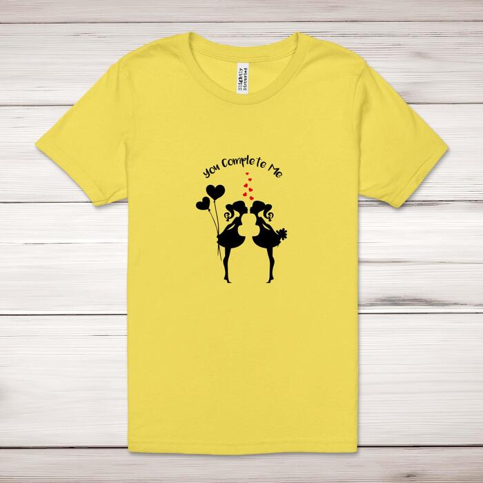 You Complete Me - Girls Adult T-Shirt