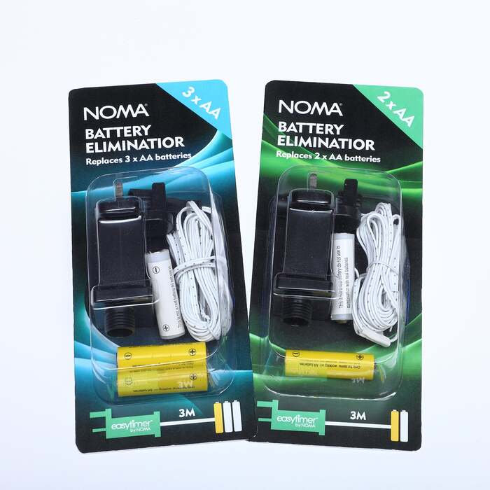 Noma Christmas Battery Eliminator with Easy Timer