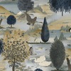 Swan Lake Wallpaper Navy