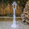 1. 5M Soft Acrylic Light Up Christmas Lamp Post with 170 White