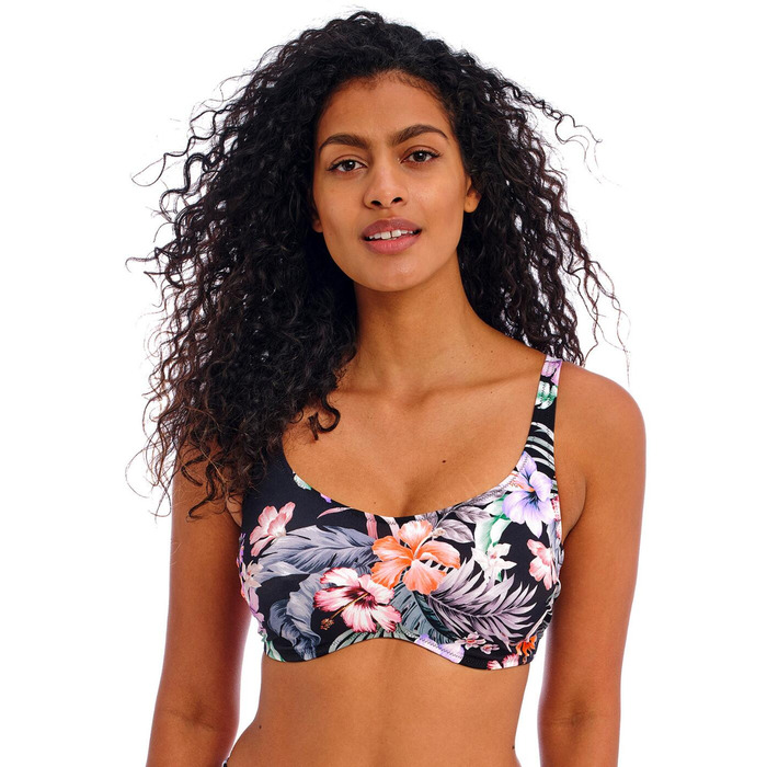 Freya Kamala Bay Bralette Bikini Top - Midnight - 30E
