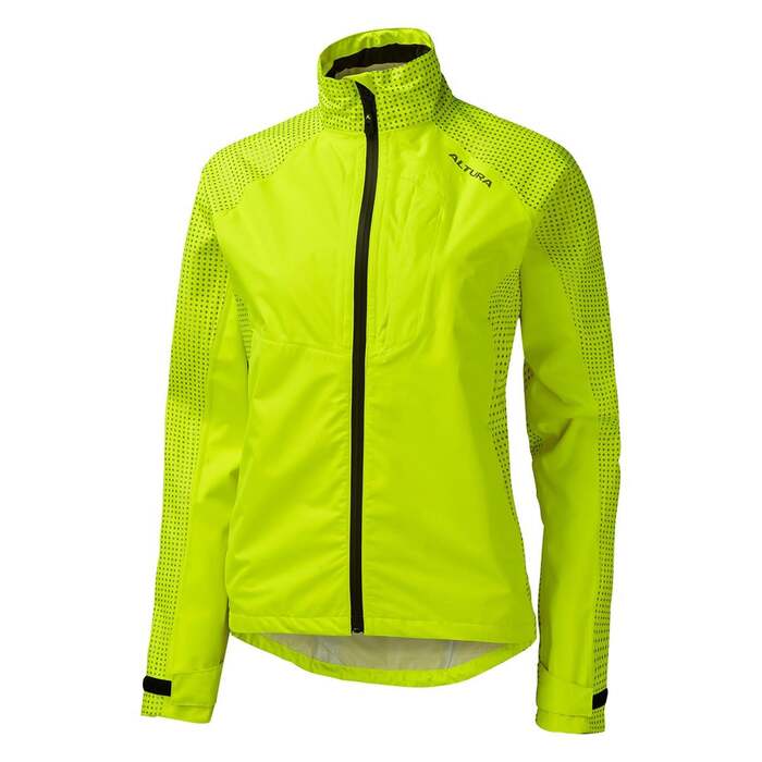 Nightvision Storm Women's Waterproof Cycling Jacket Yellow | 16 | Altura