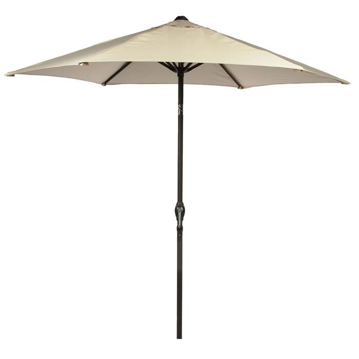 LG Outdoor Horizon 2. 5m 38mm Aluminium Pole Round Garden Parasol - Cream