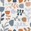 Juni Tulip Wallpaper Blue