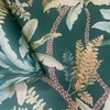 Trailing Palm Wallpaper Teal