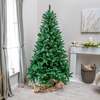 Sandringham Artificial PVC Green Christmas Tree 5FT, 6FT, 7FT, 9FT, 7ft (2. 1m)