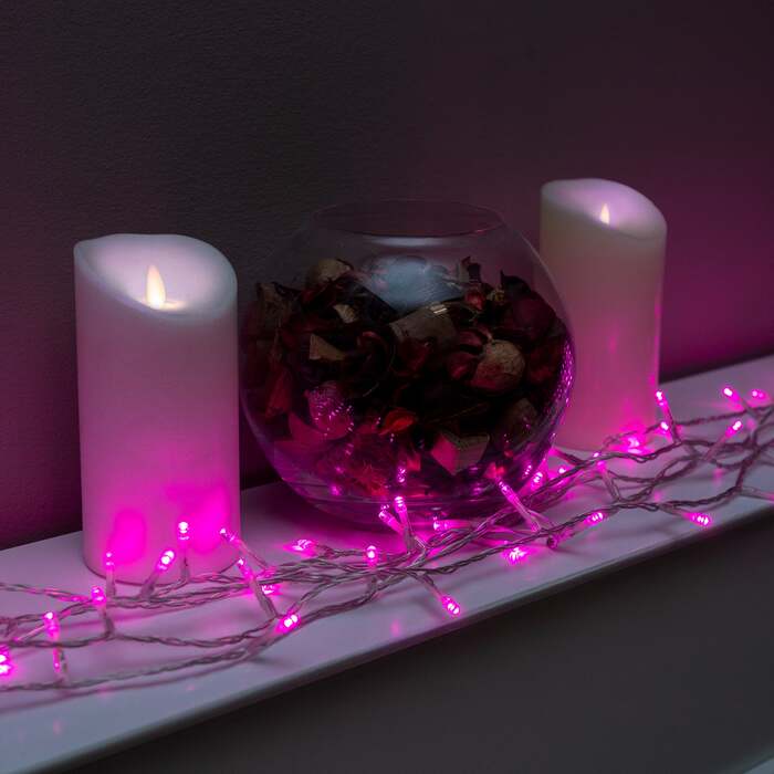 120 LED Pink Multi