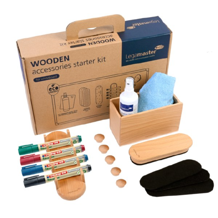 Wooden Whiteboard Accessory set 17