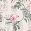 Suki Floral Textured Wallpaper Pink